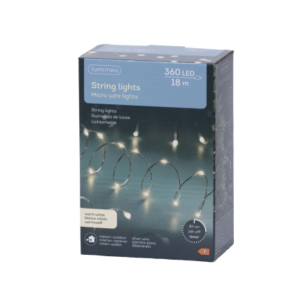 Filo Metallico 360 Micro Led 1795cm