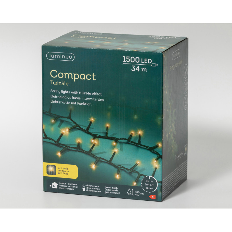 Luci di natale led compact 3400cm