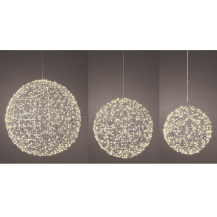 Sfera Decorativa Luminosa a Luce Fissa