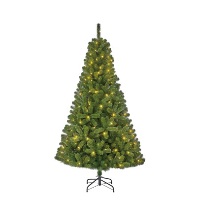 Albero di Natale Charlton con LED Bianco Caldo. Incartare