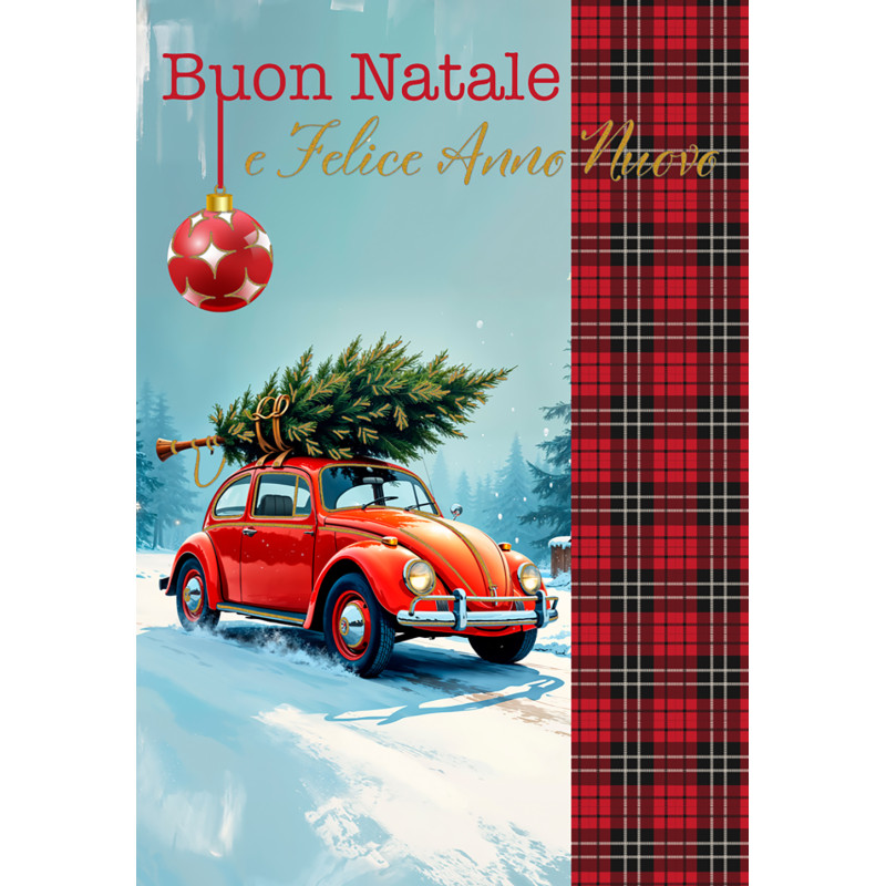 Biglietto Tanti Auguri Tartan