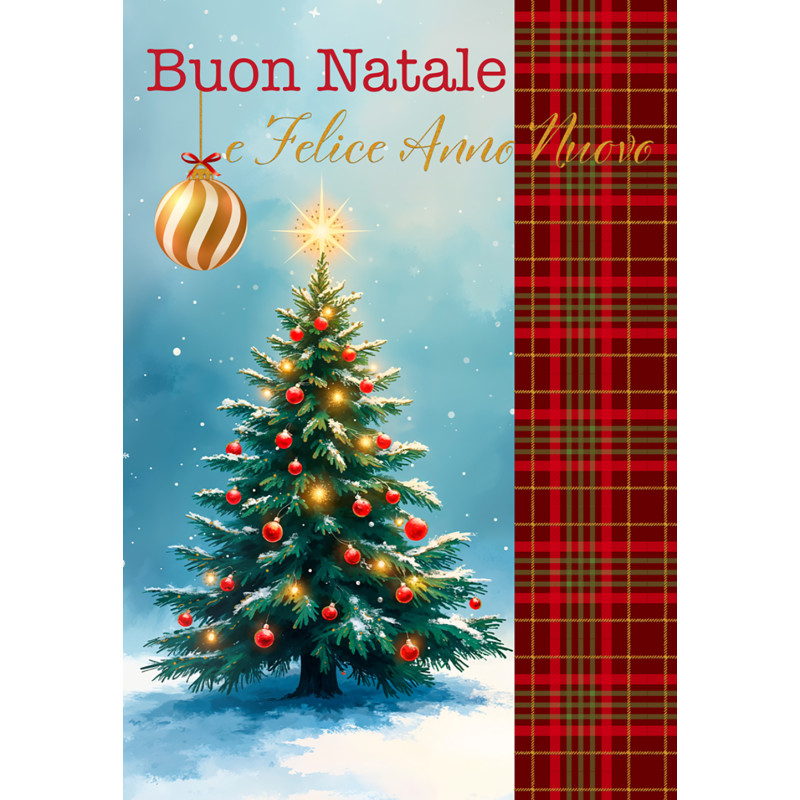 Biglietto Tanti Auguri Tartan