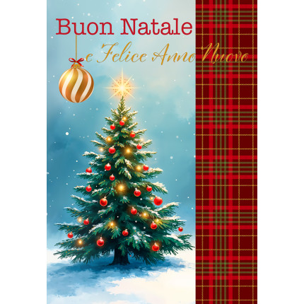 Biglietto Tanti Auguri Tartan