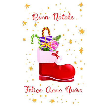 Biglietto Natale (6 Pezzi)