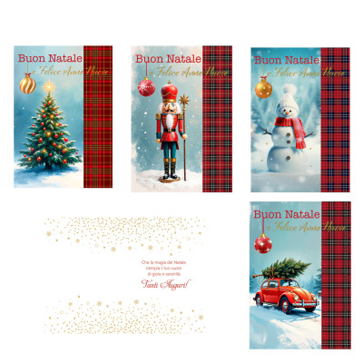 Biglietto Tanti Auguri Tartan