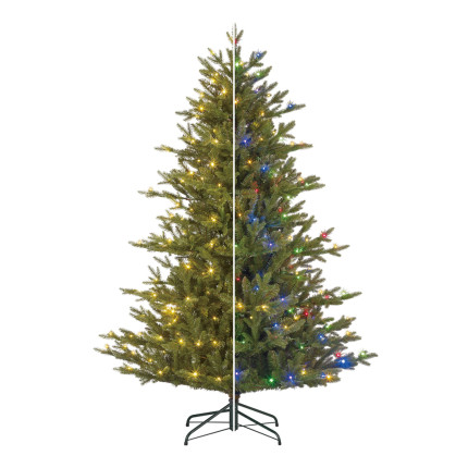 Albero di Natale Macallan con LED Bianco Caldo. Realistico e Folto