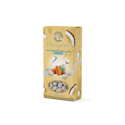 Dragees Mandorla ricoperta al gusto cocco