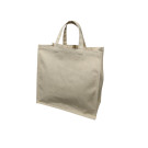 Shopping Bag in Cotone Ecru